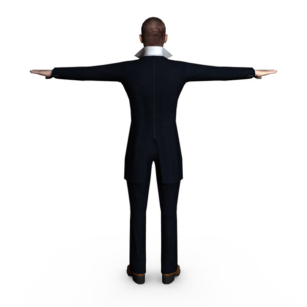 formal male 01 3d model - Formal Male 01 by ignisfatuus